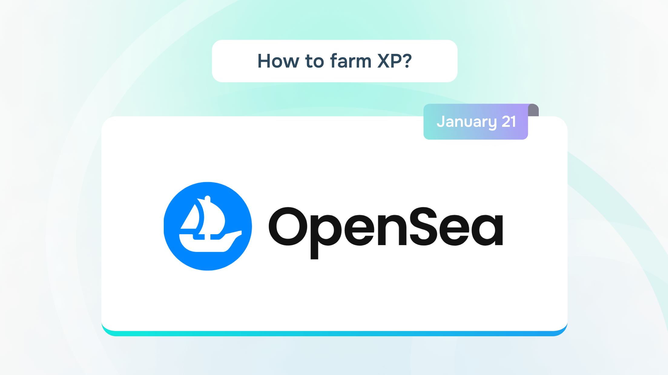 OpenSea: How to farm XP?