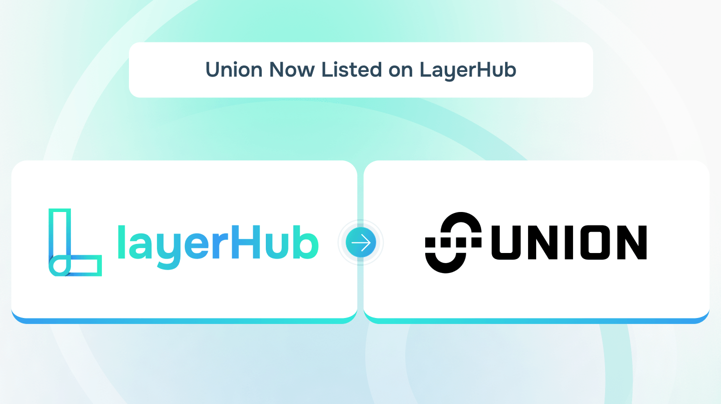 Cover image for "Union listing on LayerHub"